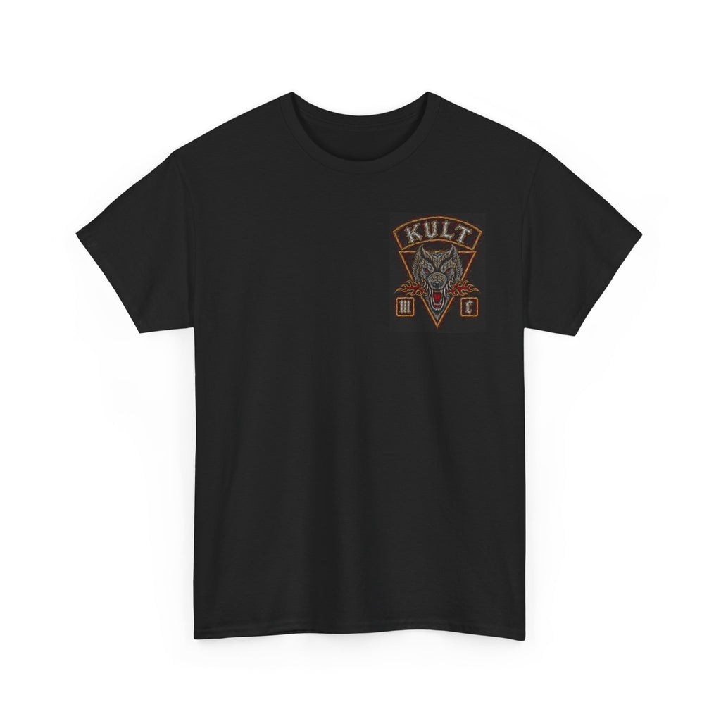 Kult MC Scribble 2 Tee — Full Patch Member Graphic T-Shirt