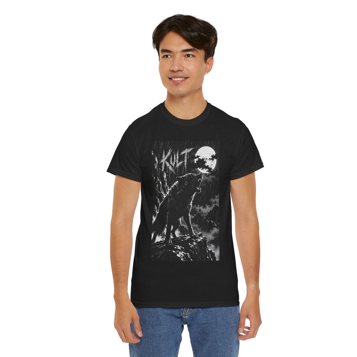 Kult Wolf Moon T‑Shirt