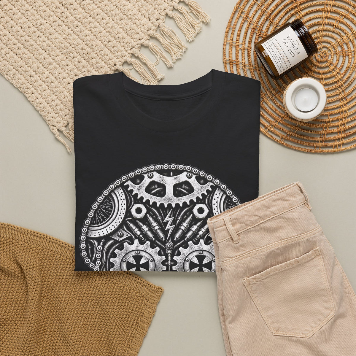 Biker skull Tee