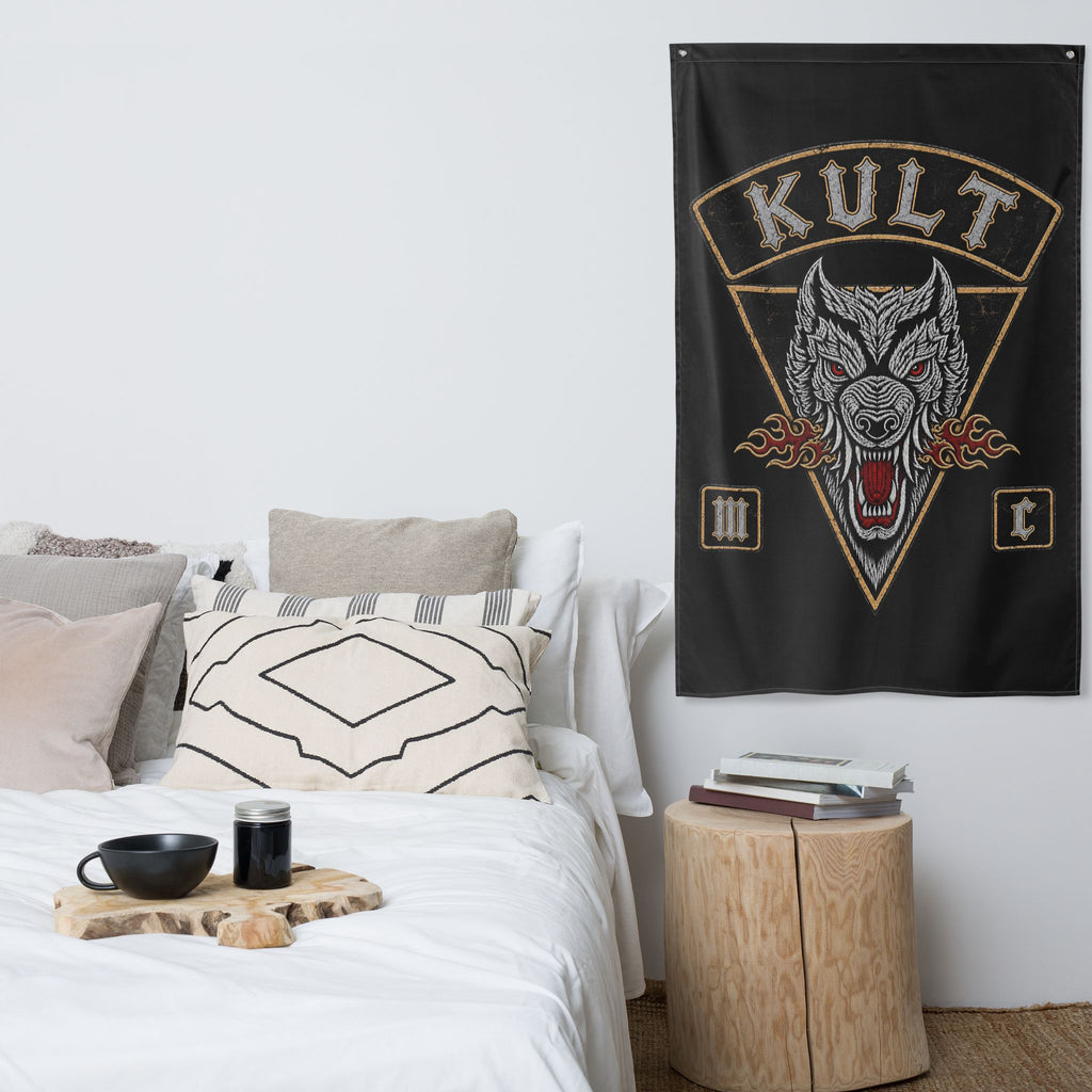 Kult MC Distressed Banner Flag