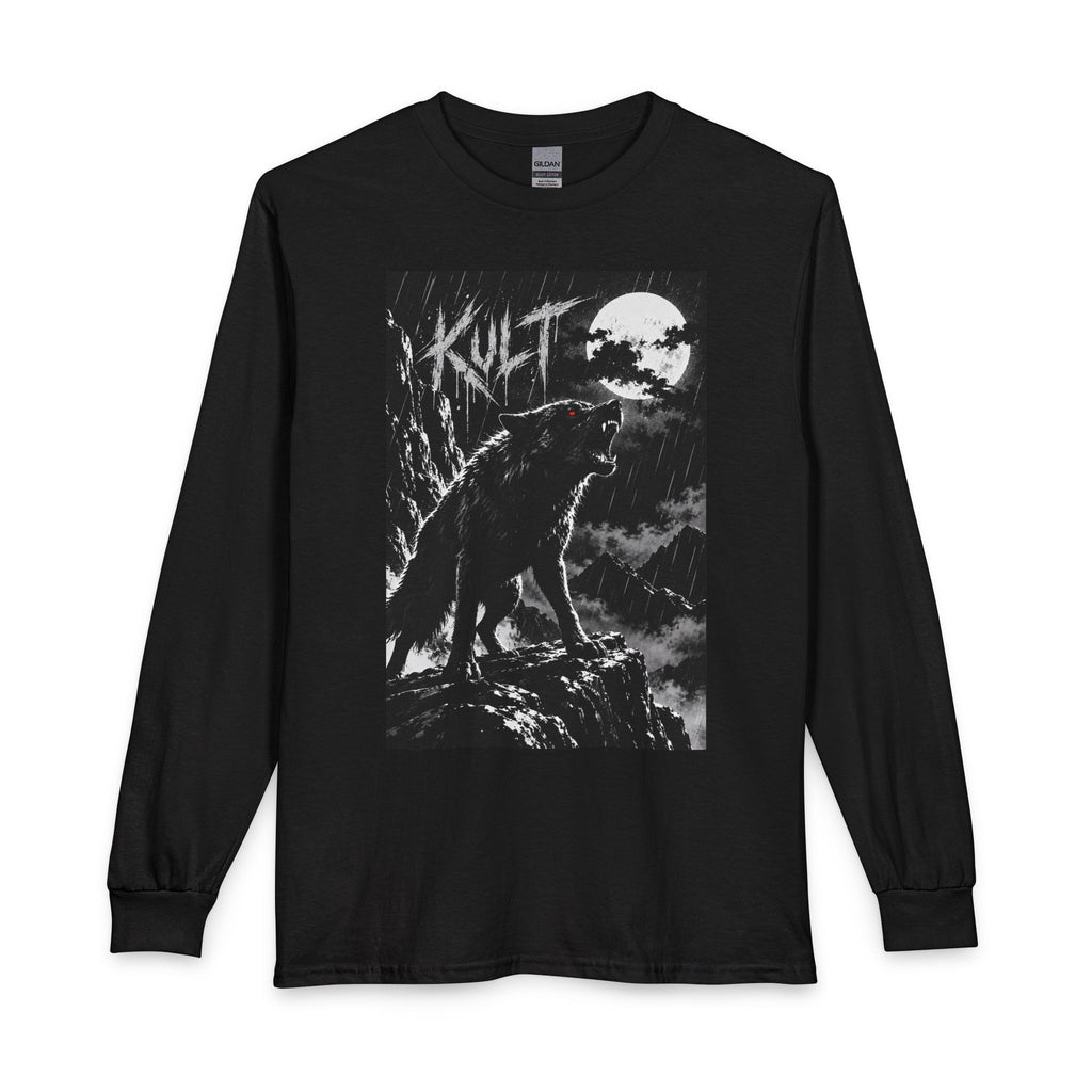 Wolf Moon Long Sleeve Tee – KULT Shirt