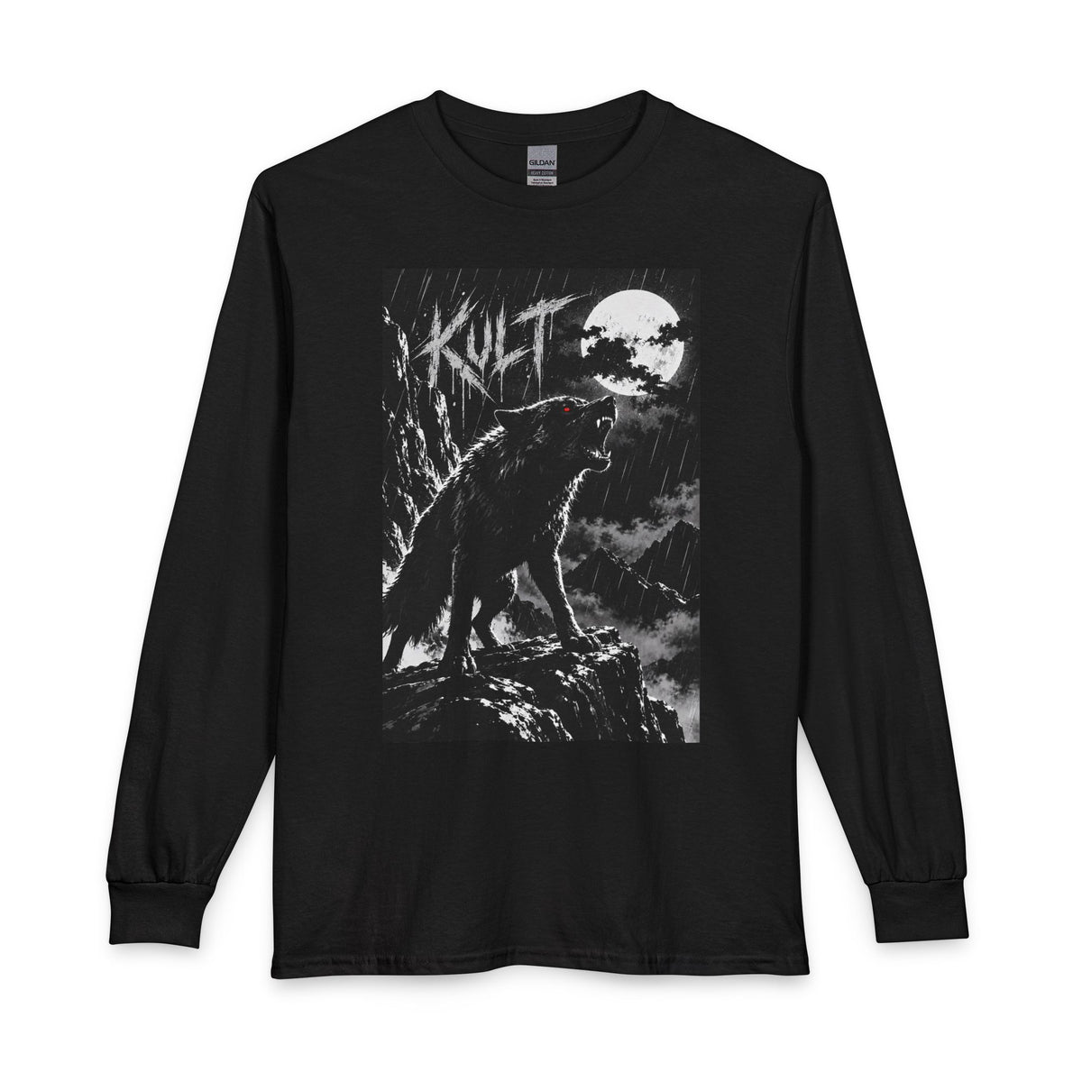 Wolf Moon Long Sleeve Tee – KULT Shirt