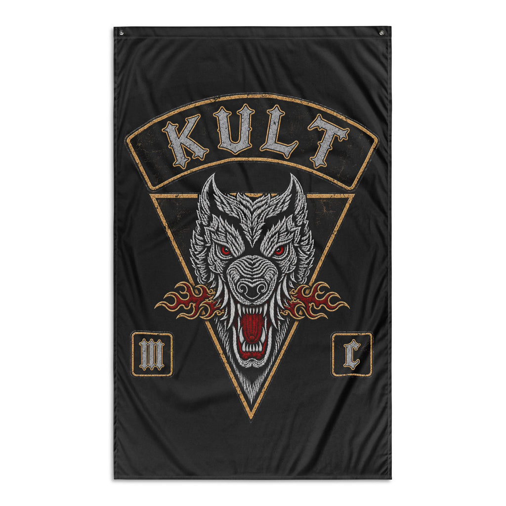 Kult MC Distressed Banner Flag