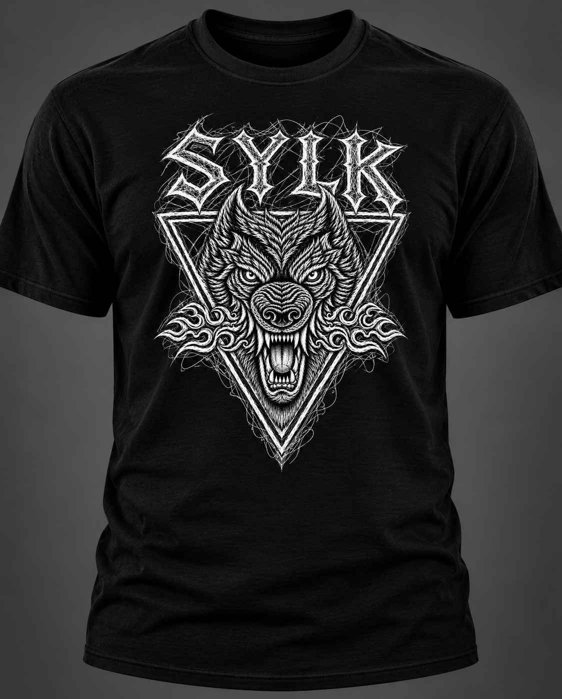 Kult Support Scribble Black Tee