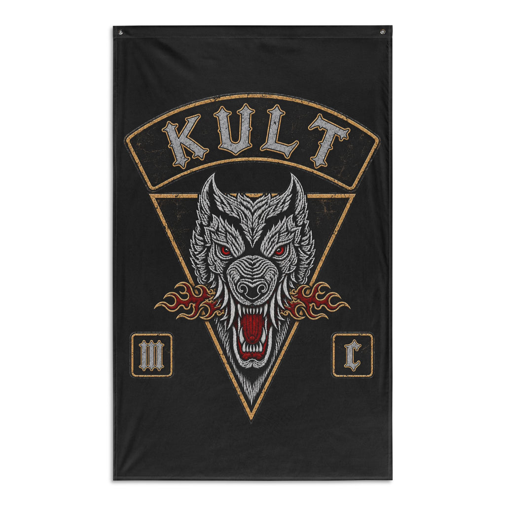 Kult MC Distressed Banner Flag