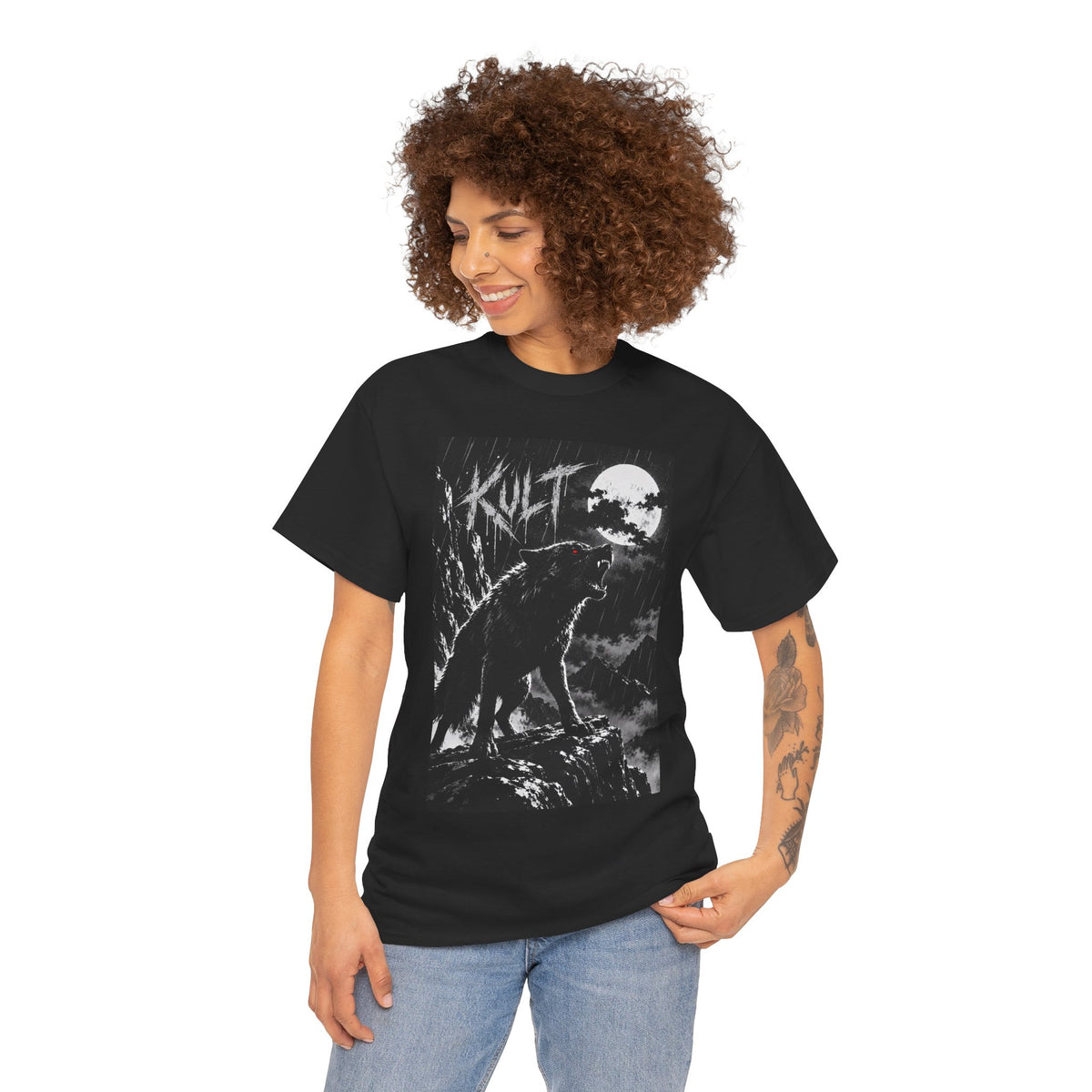 Kult Wolf Moon T‑Shirt