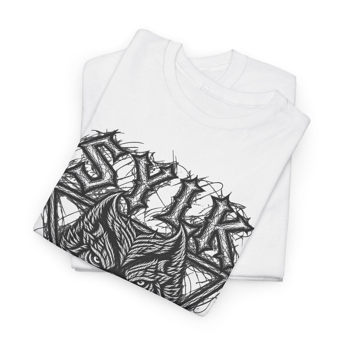Kult Support Scribble White Tee