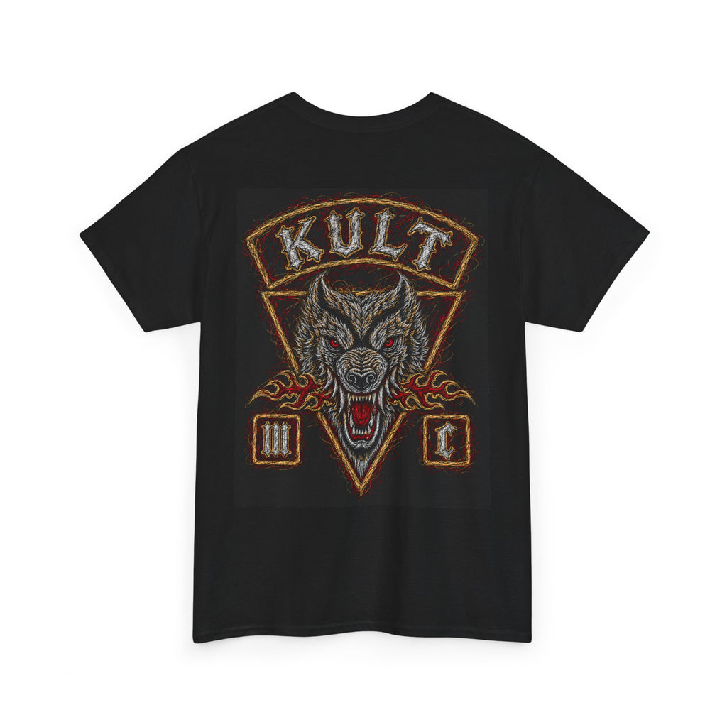 Kult MC Scribble 2 Tee — Full Patch Member Graphic T-Shirt