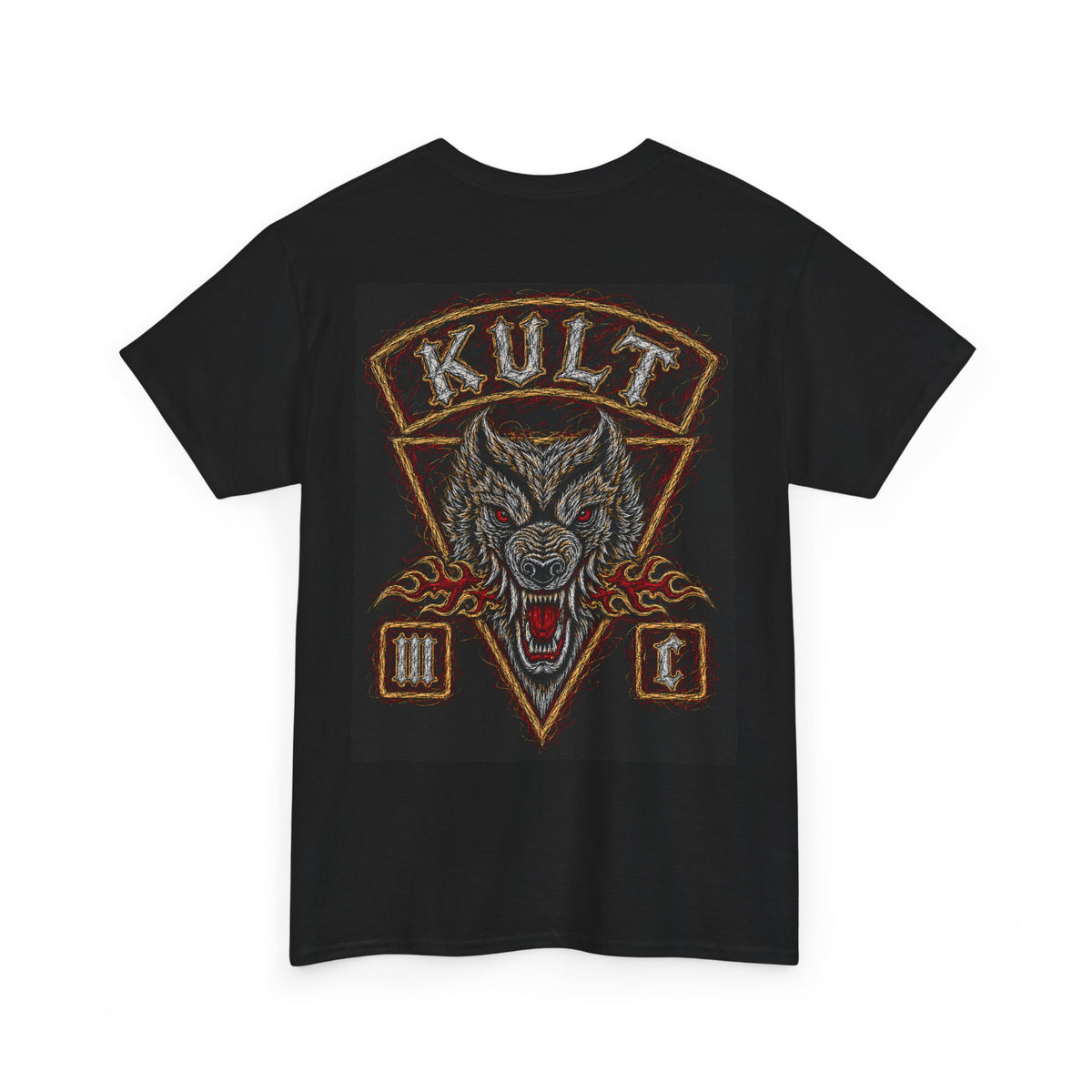 Kult MC Scribble 2 Tee — Full Patch Member Graphic T-Shirt